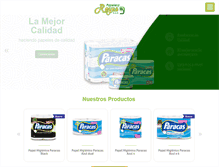 Tablet Screenshot of papelerareyes.com